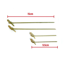 Bamboo Skewer with Knot 9.5cm & 15cm (TYH151) Green
